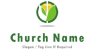 Cross, Leaves Logo<br>Watermark will be removed in final logo.