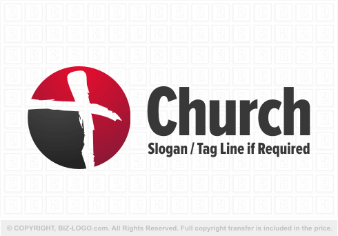 Logo 5269: Modern Cross Logo 2