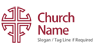 Abstract Crucifix Logo