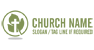 Leaf and Cross Logo