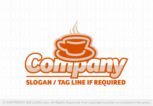 Logo 4595: Cute Coffee Logo