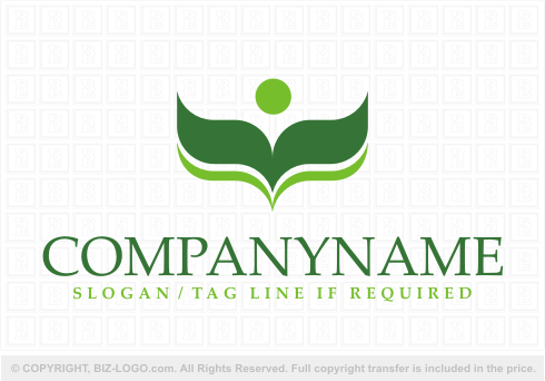 Logo 5370: Human Plant Logo