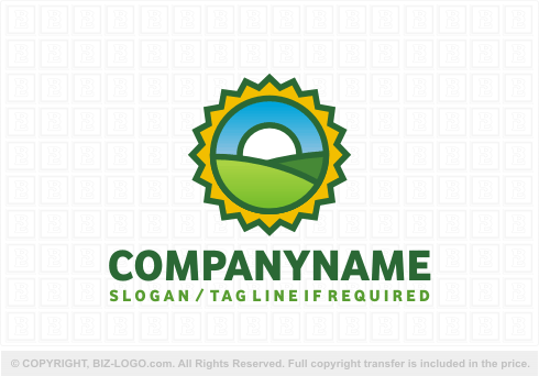 Logo 5228: Happy Landscape Logo