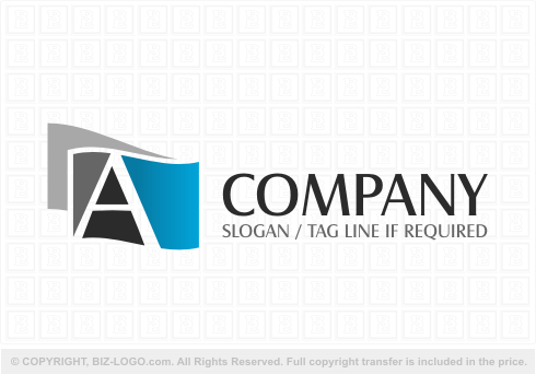 Logo 5421: Letter A Documents Logo