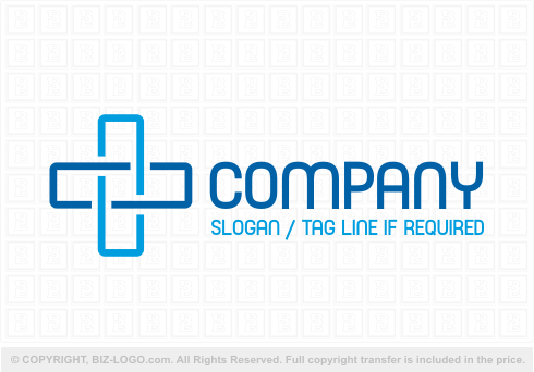 Logo 5331: Weaved Medical Cross Logo