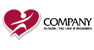 Heart Person Logo<br>Watermark will be removed in final logo.