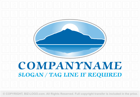 Logo 5523: Mountain Lake Logo