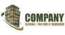 Curved Building Logo<br>Watermark will be removed in final logo.