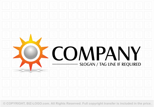 Logo 4723: Silver Sun Logo