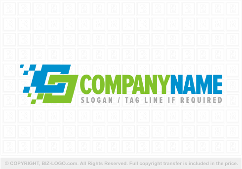 Logo 5439: Square Chain Logo