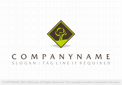 Logo 4654: Tree Icon Logo