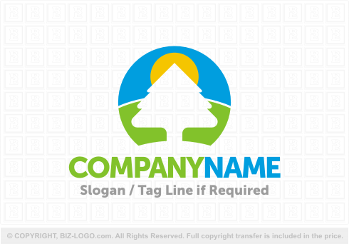 Logo 5561: Tree Icon Logo 2