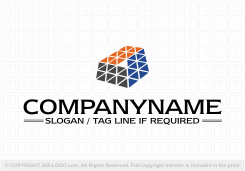 Logo 4717: Triangle Panels Logo