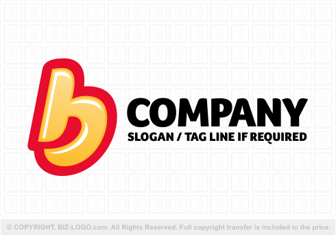 Logo 6083: Yellow and Red B Logo