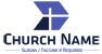Simple Cross and Arrow Logo