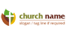 Cross with Leaves Logo 2
