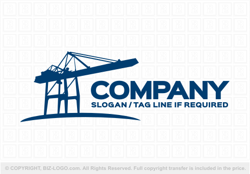 Logo 6633: Container Crane Logo