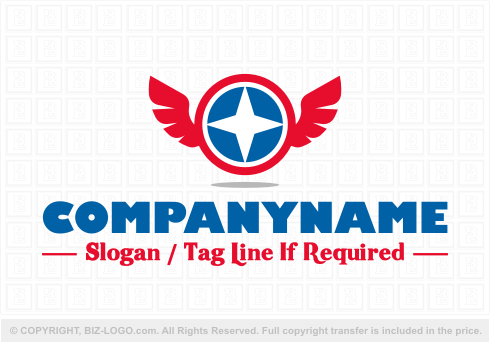 Logo 6560: Superhero Badge Logo