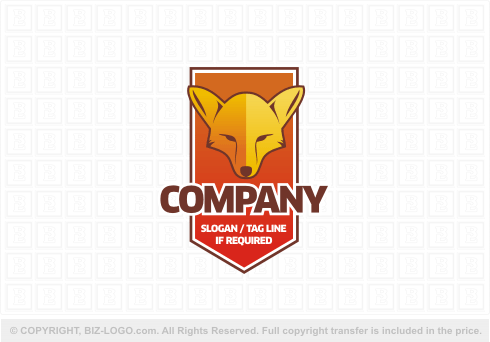 Logo 5738: Fox Shield Logo