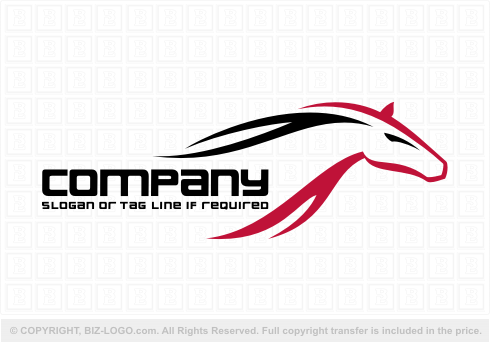 Logo 5586: Fast Horse Logo 2