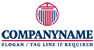 Vertical Lines Columns Logo