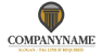 Roman Pillar Location Logo