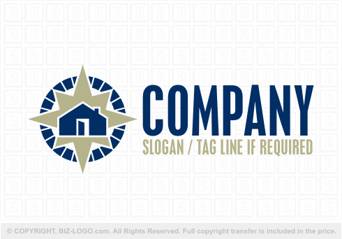 Logo 5618: Compass and Open House Logo