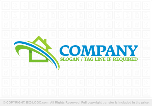 Logo 6374: Green Home Logo 2