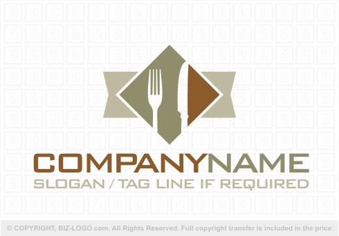 Logo 6539: Fork and Knife Logo