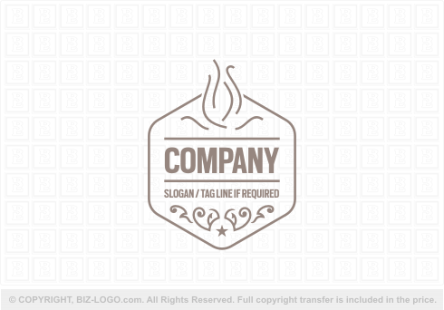 Logo 6536: Decorative Restaurant Logo