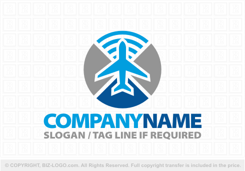 Logo 6371: Aircraft Logo