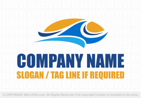 Logo 5646: Stormy Ocean Logo