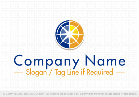 Logo 5640: Sun Compass Logo