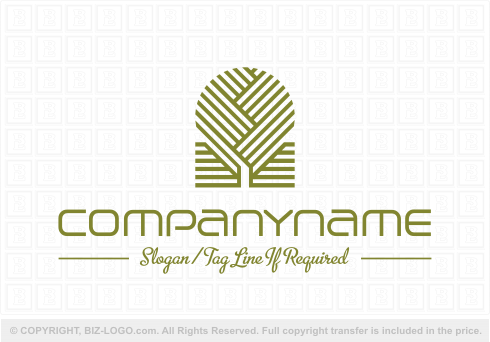 Logo 6289: Abstract Tree Logo 3