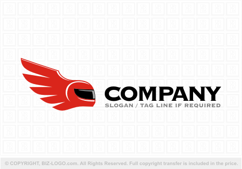 Logo 7143: Winged Helmet Logo