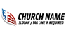 American Flag Church Logo