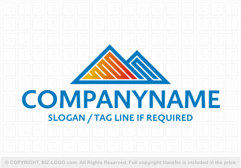 Logo 7218: Zig-Zag Mountain Logo