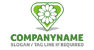 White Flower Logo
