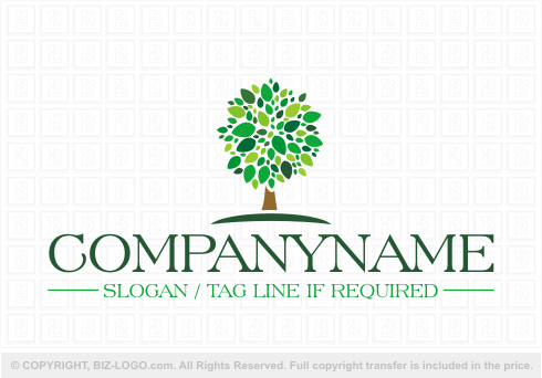 Logo 7097: Traditional Tree Logo