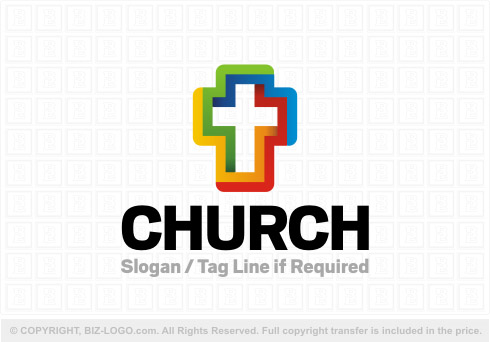 Logo 7785: 3D Cross Logo 3