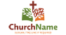 Bible and Cross Church Logo
