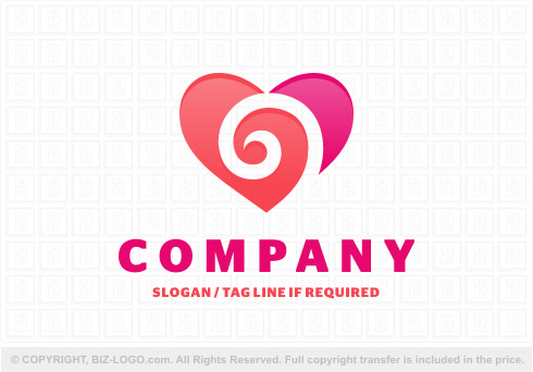 Logo 7954: Creative Heart Logo