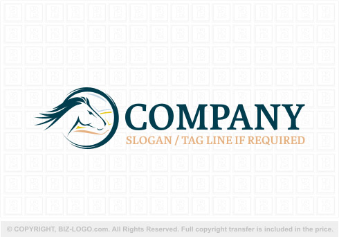 Logo 8331: Stylish Horse Logo