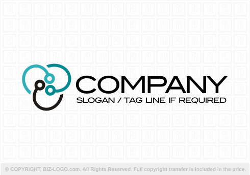 Logo 8077: Decorative IT Logo