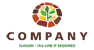 Mosaic Stone Landscape Logo