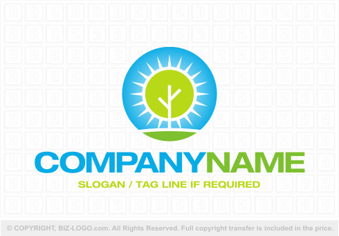 Logo 8133: Blue Sky Landscape Logo