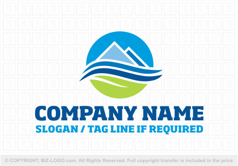 Logo 7794: Mountain Stream Logo 2