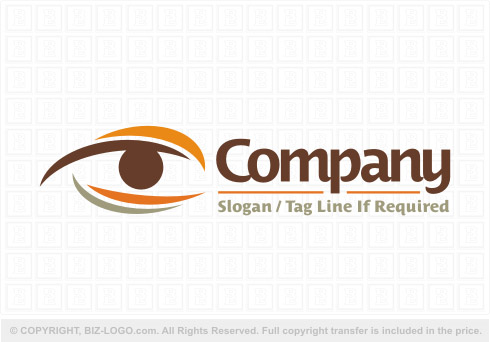 Logo 7675: Expressive Eye Logo