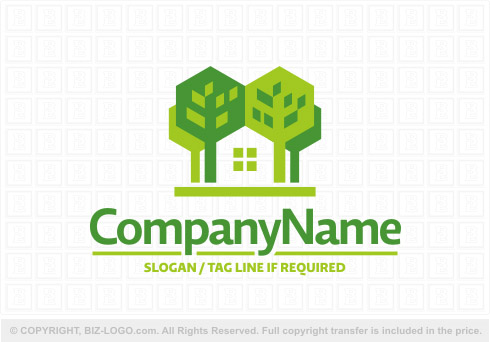 Logo 8099: Four Trees Real Estate Logo