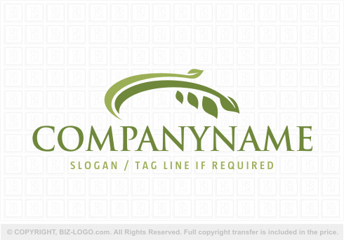 Logo 7819: Modern Plant Logo 2